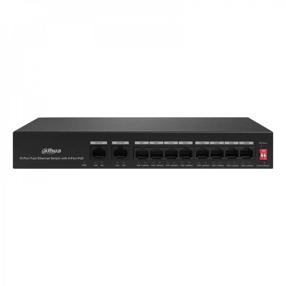 Комутатор Dahua DH-PFS3010-8ET-65