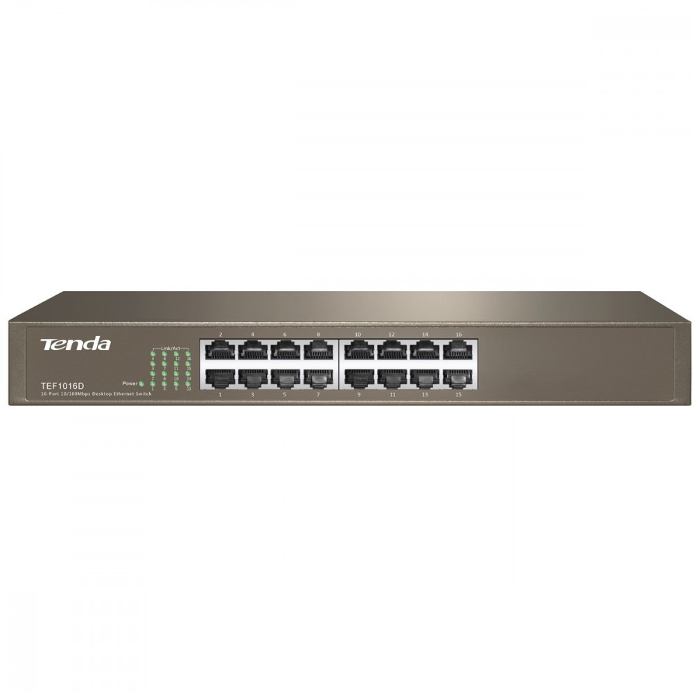 Комутатор Tenda TEF1016D