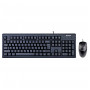 Комплект (клавіатура, миша) A4Tech KR-8372 Black
