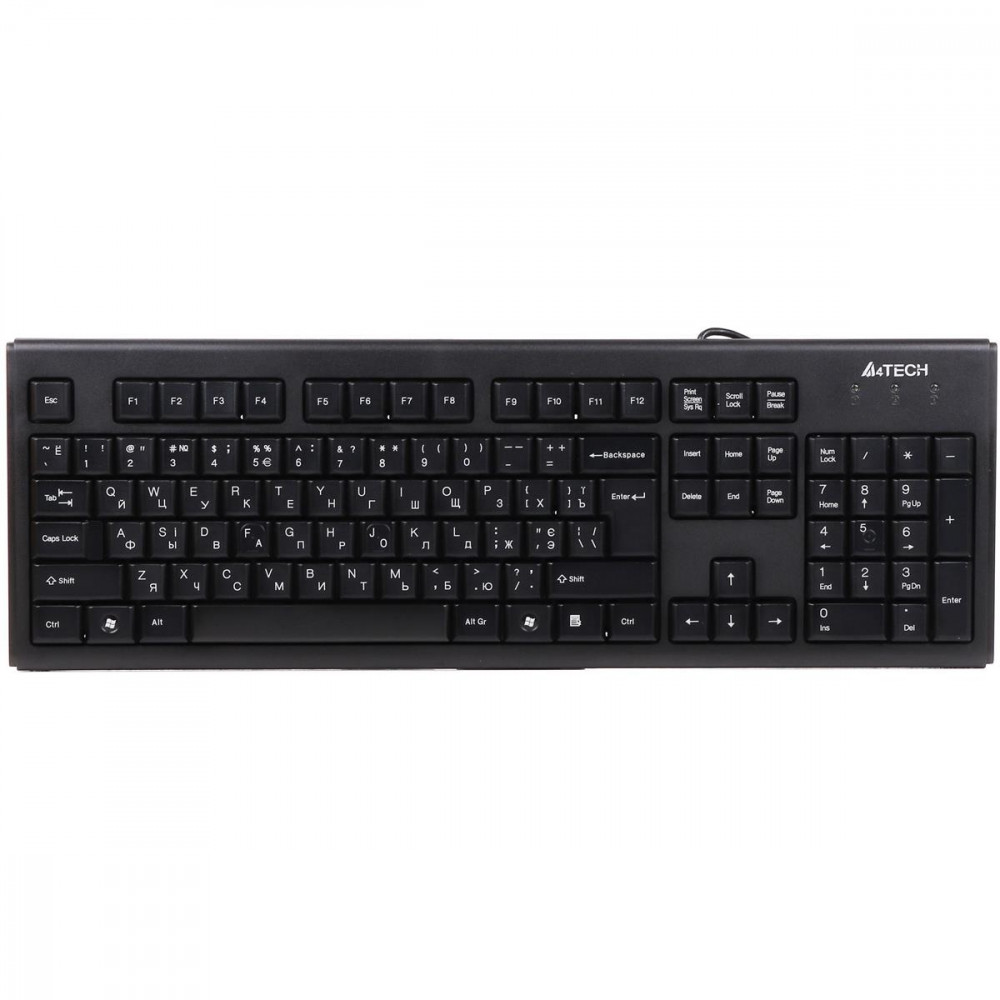 Комплект (клавіатура, миша) A4Tech KR-8572 Black