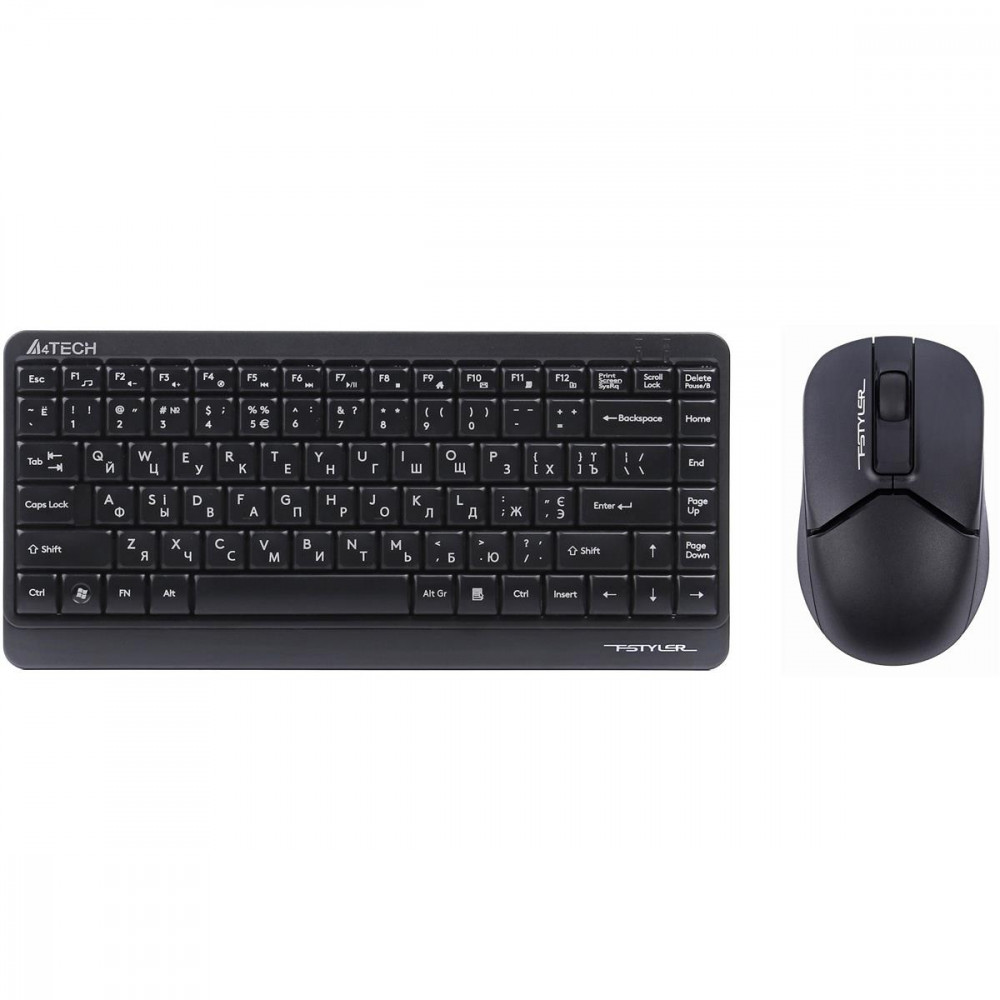 Комплект (клавіатура, миша) бездротовий A4Tech FG1112 Black