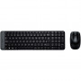 Комплект (клавіатура, миша) бездротовий Logitech MK220 Black (920-003168)