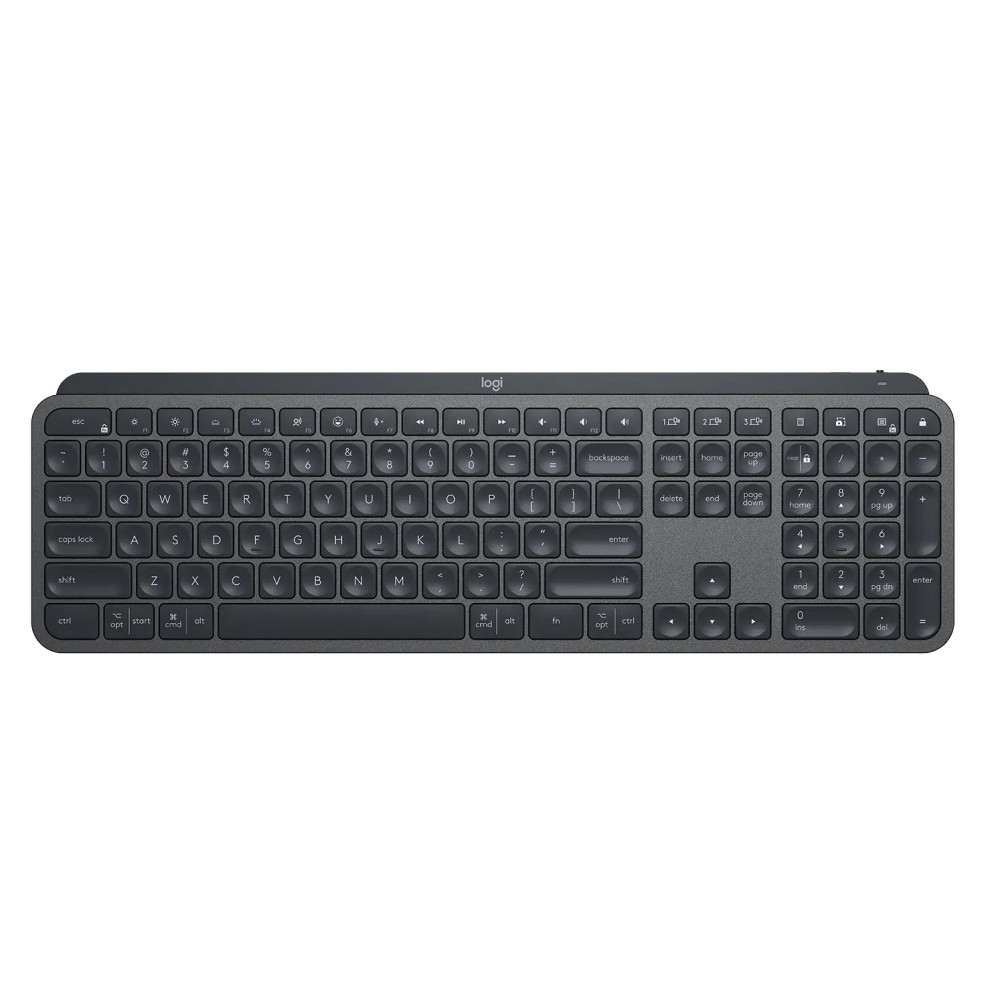 Комплект (клавіатура, миша) бездротовий Logitech MX Keys Combo for Business Graphite US (920-010933)