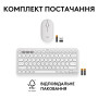 Комплект (клавіатура, миша) бездротовий Logitech Pebble 2 Combo White (920-012240)