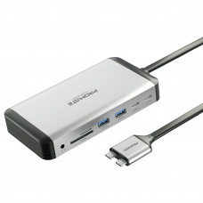 USB-хаб Promate VersaHub USB Type-C 13-в-1 Grey USB-хаб Promate VersaHub USB Type-C 13-в-1 Grey