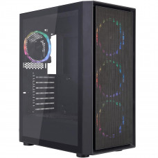 Корпус 1stPlayer Go6-BK-4FS7 Black без БЖ