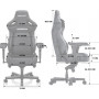 Крісло для геймерів Anda Seat Kaiser 4 Size XL Fabric Black (AD12YDDC-XLL-20-B-CF)