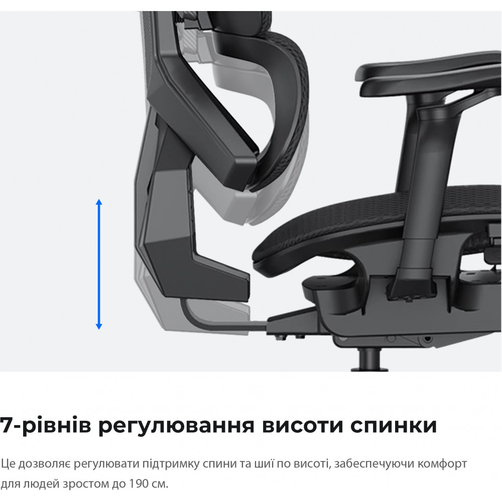 Крісло для геймерів Anda Seat X-Air Pro Size XL Mesh Space Black (AD-WY-01-BBB-B01)