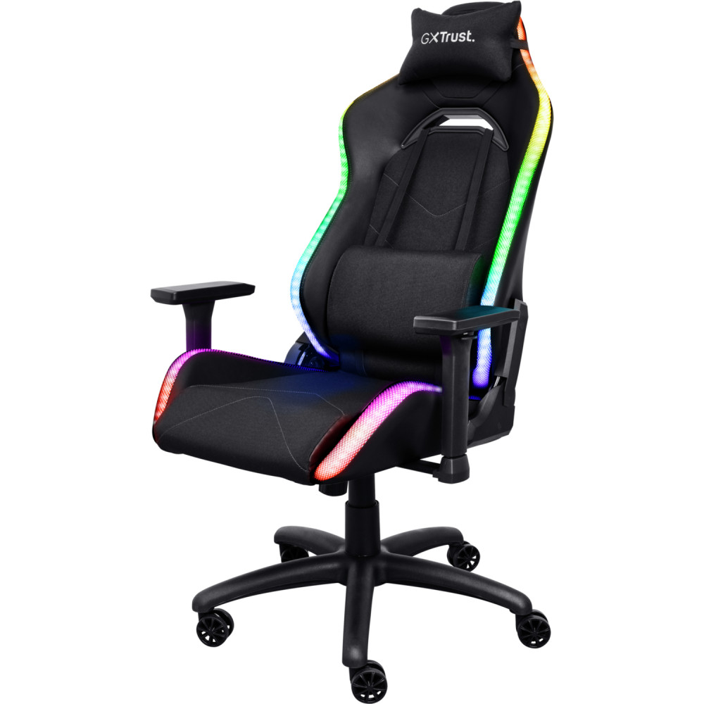 Крісло для геймерів Trust GXT 719 Ruya RGB Black (25185)
