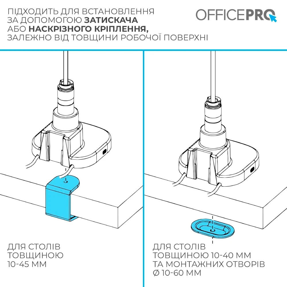 Кронштейн OfficePro MA851W (VESA200х200)