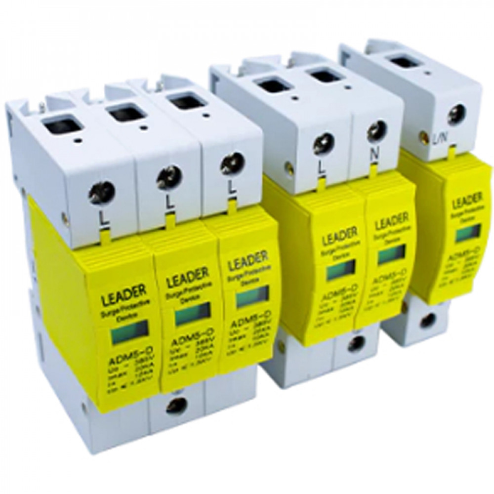 Обмежувач перенапруги Leader АC4P 385В 40кА (LA-SPD4P-40KA)