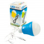 USB-світильник з LED-лампочкою Dengos, шнур ~1м, 5V, 5W, Blue (LED-BULB-5V5W-BLUE) USB-світильник з LED-лампочкою Dengos, шнур ~1м, 5V, 5W, Blue (LED-BULB-5V5W-BLUE)