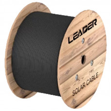 Кабель Leader PV 1x6мм2, бухта 250м, чорний (УКРСЕПРО)