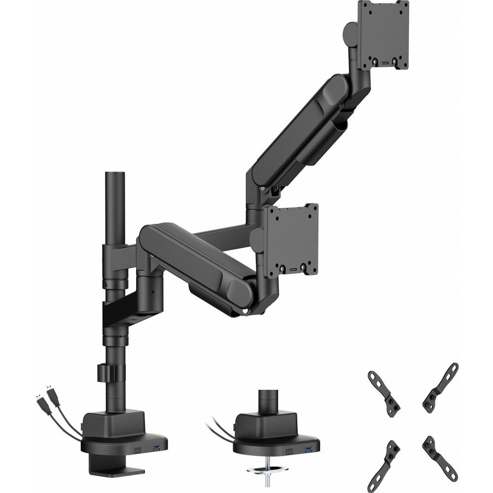 Кріплення настільне для двох моніторів OfficePro 24-57