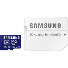Карта пам`яті MicroSDXC 128GB UHS-I/U3 Class 10 Samsung Pro Plus + SD-адаптер (MB-MD128SA/EU) Карта пам`яті MicroSDXC 128GB UHS-I/U3 Class 10 Samsung Pro Plus + SD-адаптер (MB-MD128SA/EU)