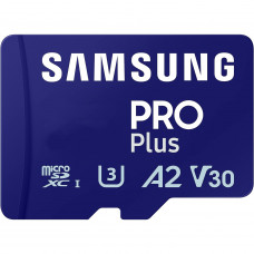 Карта пам`яті MicroSDXC 128GB UHS-I/U3 Samsung Pro Plus R180/W130MB/s + OTG Card reader (MB-MD128SB/WW)