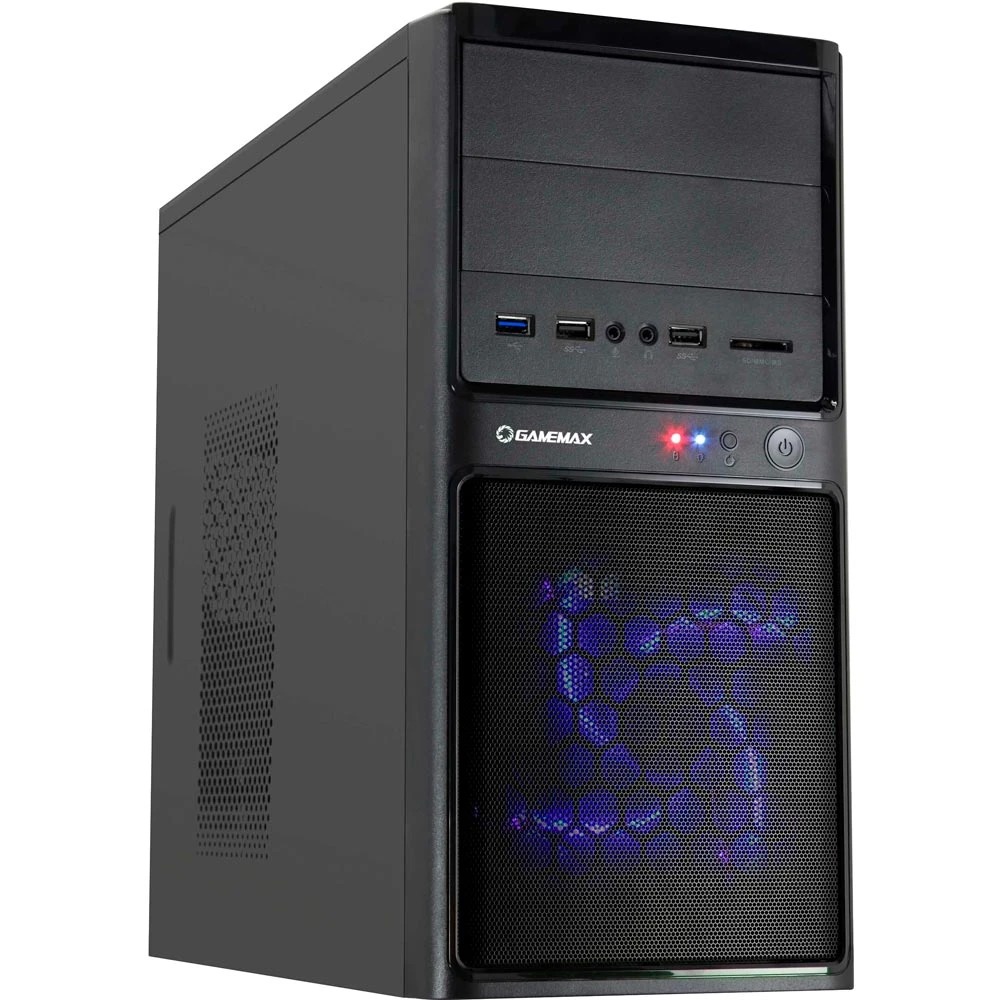 Корпус GameMax MT-306-NP-U3-CR Black без БЖ
