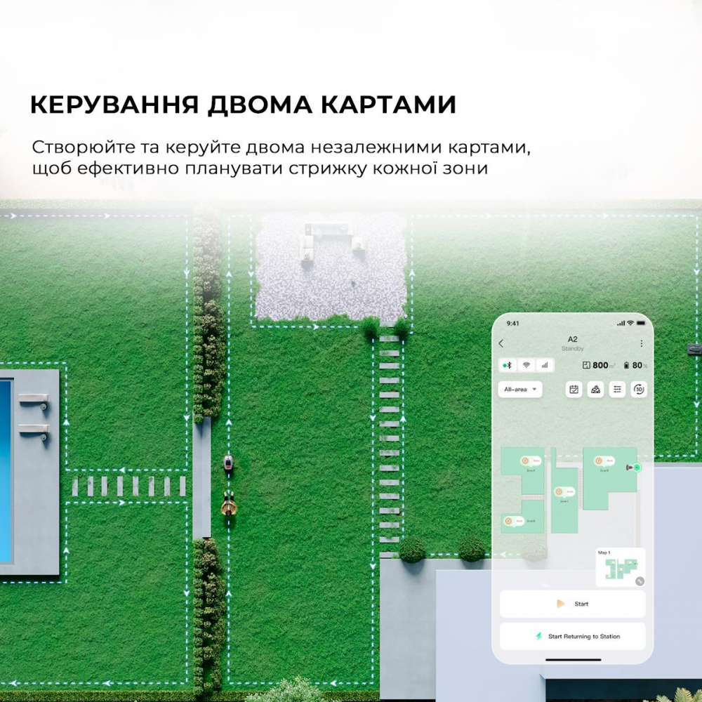 Газонокосарка-робот Dreame A2 (MXXA8210)