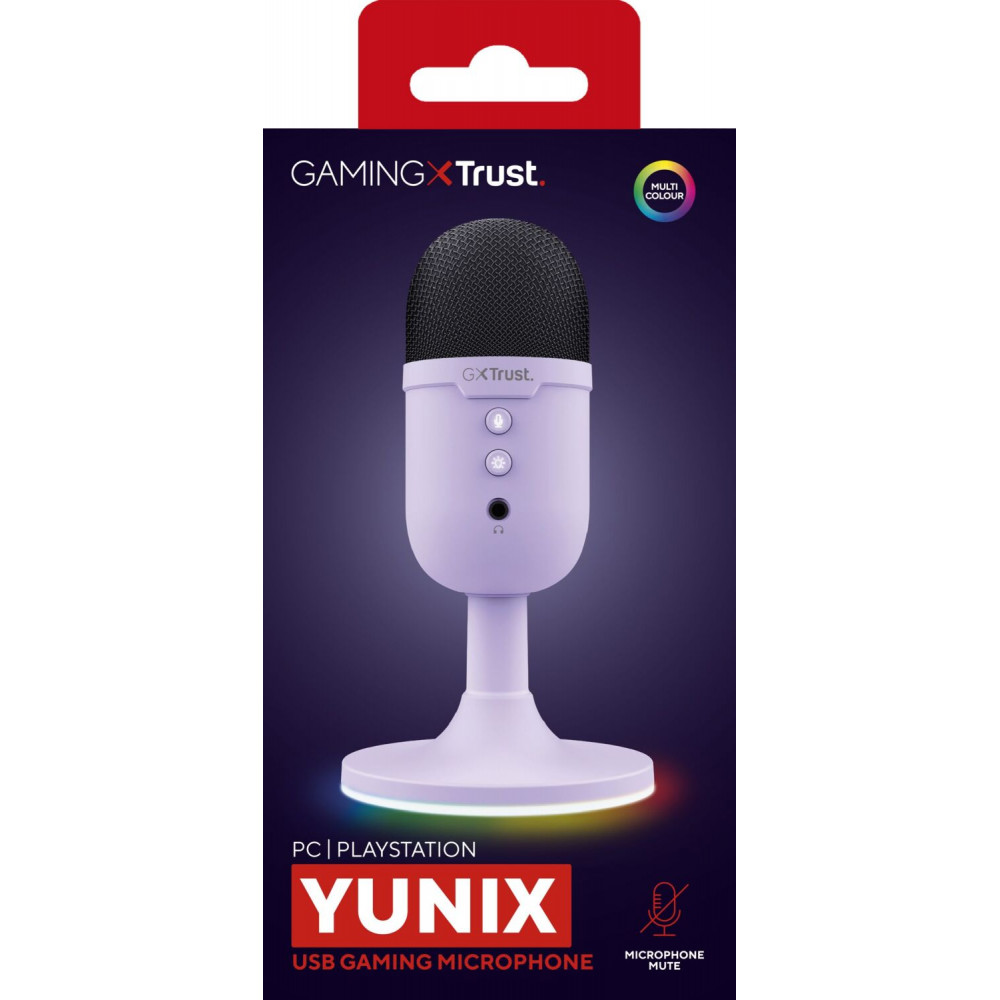 Мікрофон Trust GXT 234 Yunix Violet (25375)