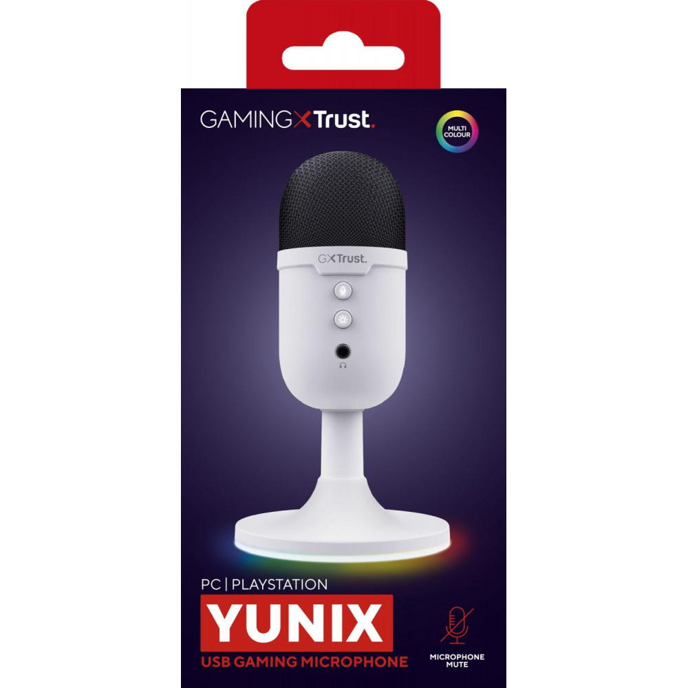 Мікрофон Trust GXT 234 Yunix White (25374)