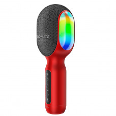 Мікрофон для караоке Promate VocalMic Bluetooth LED Red
