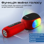 Мікрофон для караоке Promate VocalMic Bluetooth LED Red