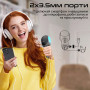 Мікрофон для караоке Promate VocalMic Bluetooth LED Black