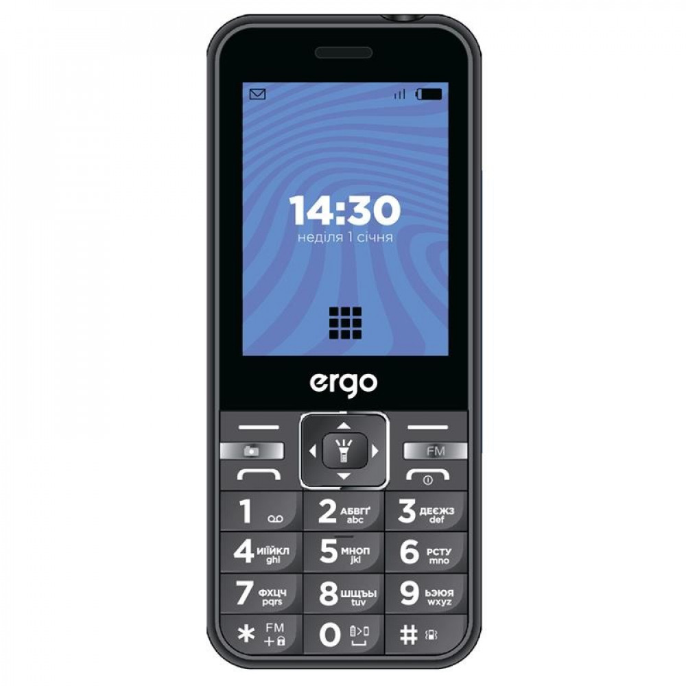 Мобiльний телефон Ergo E281 Dual Sim Black