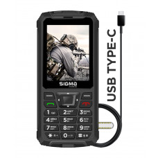 Мобільний телефон Sigma mobile X-treme PR68 Type-C Dual Sim Black (4827798122419) Мобільний телефон Sigma mobile X-treme PR68 Type-C Dual Sim Black (4827798122419)