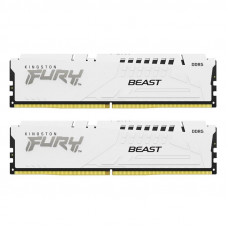 Модуль пам`ятi DDR5 2х16GB/6000 Kingston Fury Beast White (KF560C30BWK2-32)