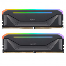 Модуль пам`ятi DDR5 2x16GB/5600 Apacer NOX RGB Black (AH5U32G56C522NBAA-2)