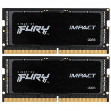 Модуль пам`ятi SO-DIMM DDR5 2x16GB/5600 Kingston Fury Impact (KF556S40IBK2-32)