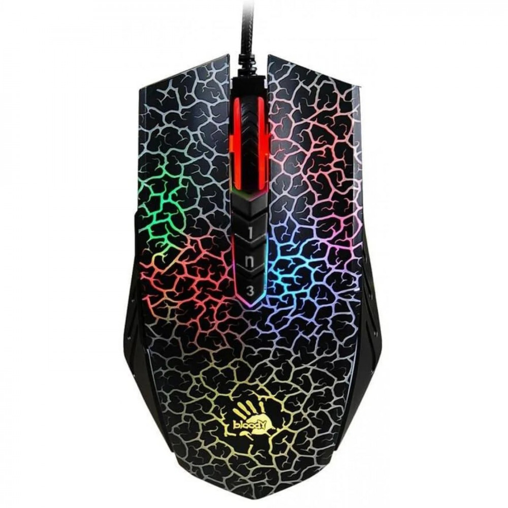 Миша Bloody A70A Crackle Black