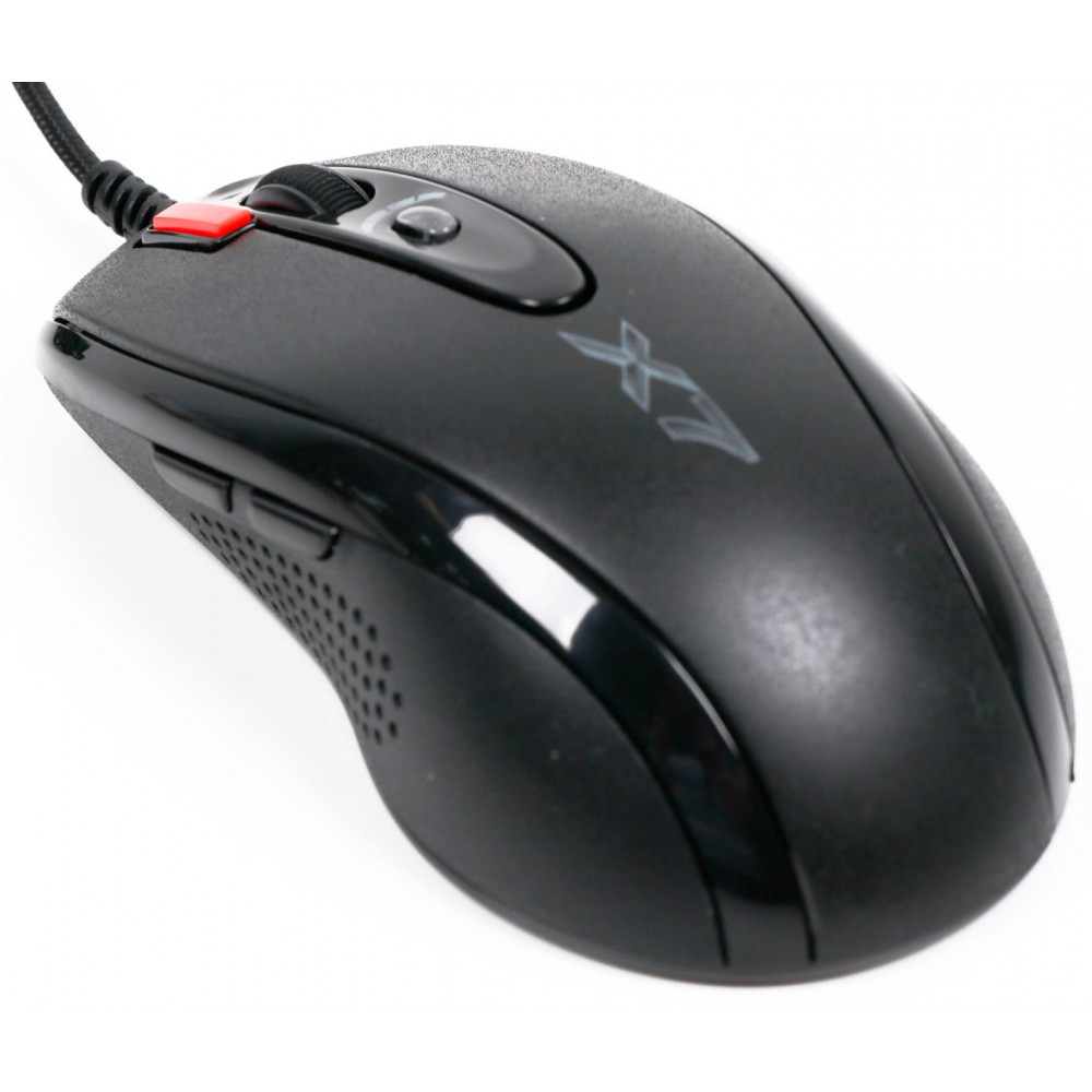 Миша A4Tech X-710BK Black USB + килимок A4Tech X7-200MP