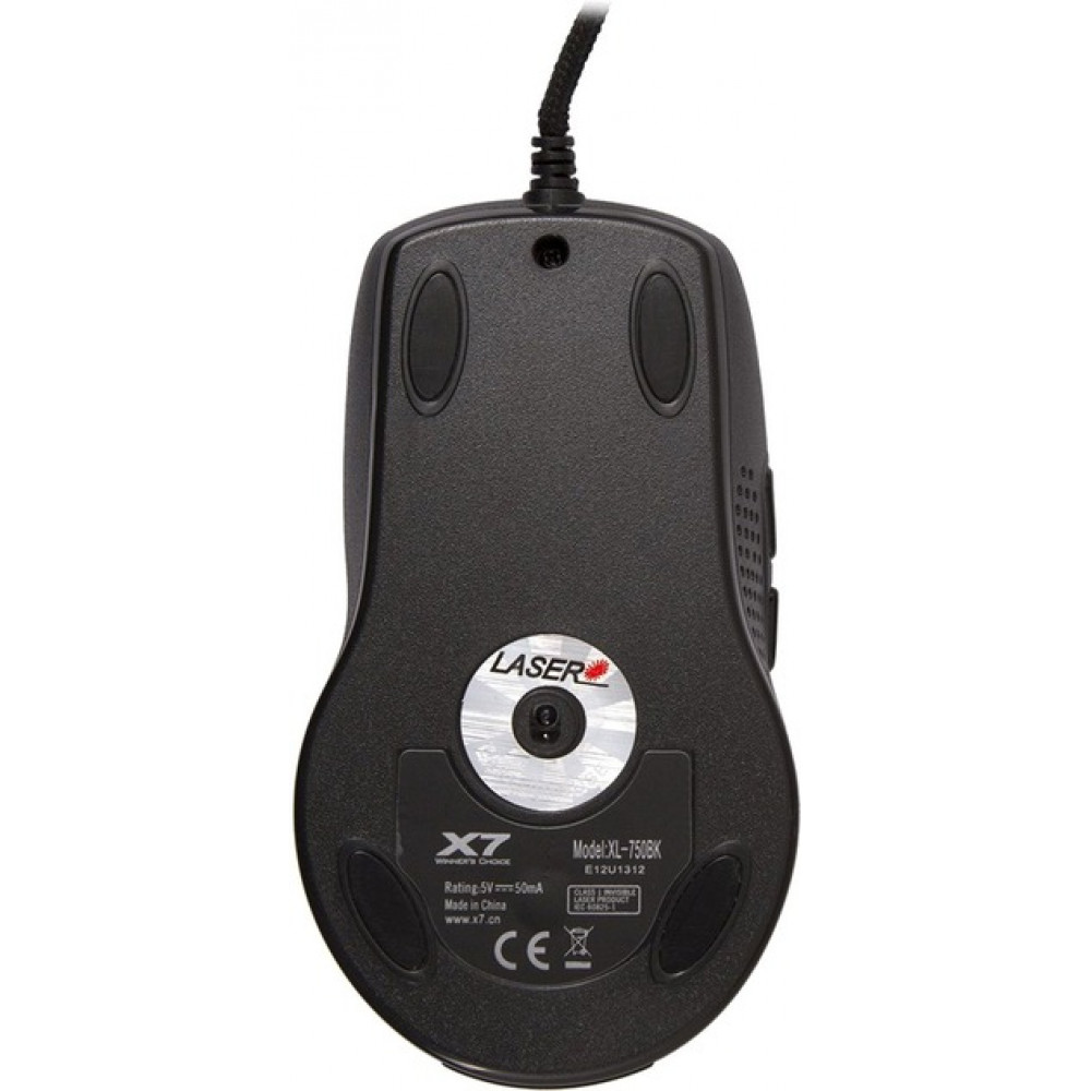 Миша A4Tech XL-750BK-B Black