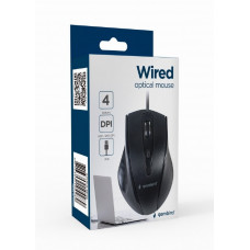 Миша Gembird MUS-4B-02 Black