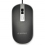 Миша Gembird MUS-4B-06-BS Black/Silver