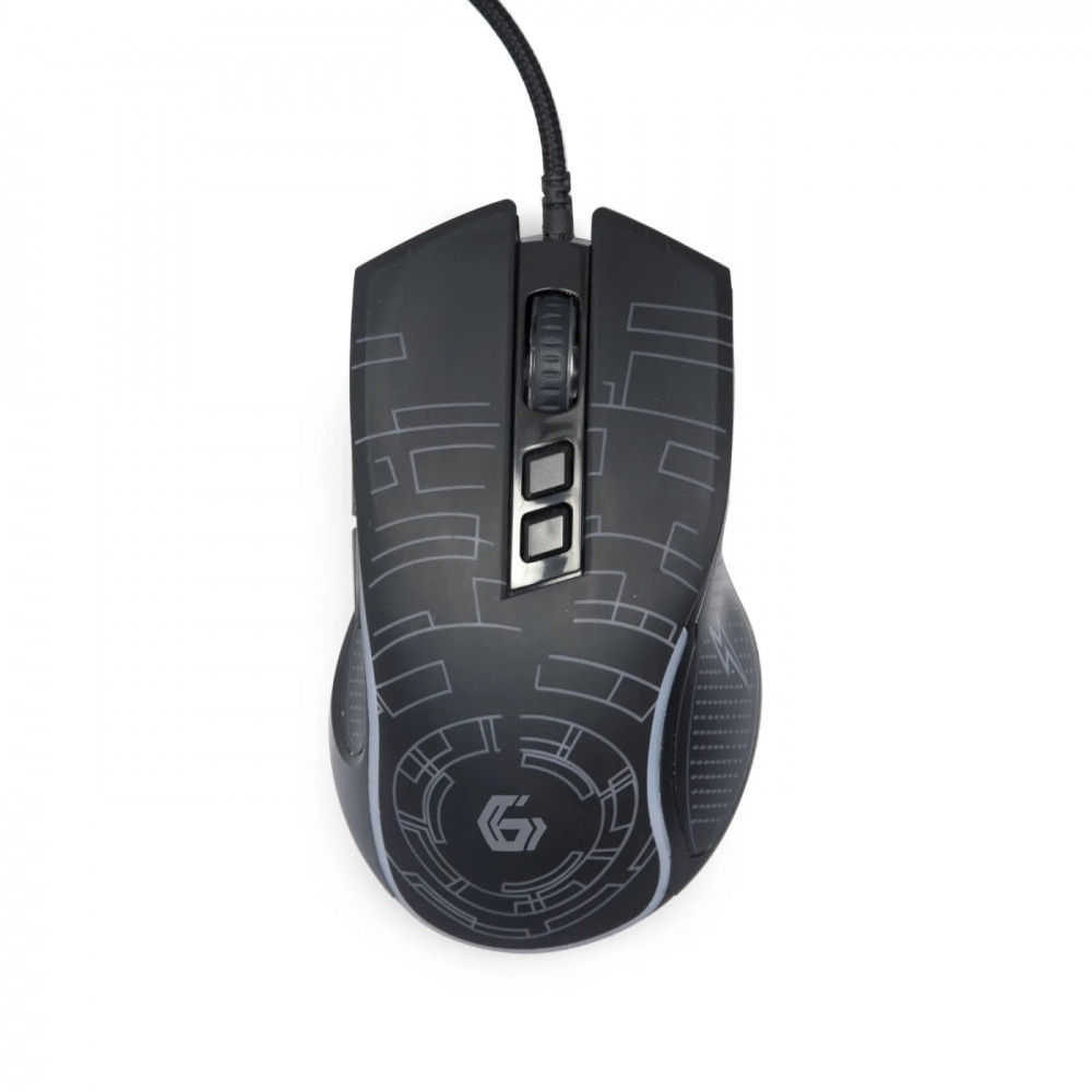 Миша Gembird MUSG-RGB-01 Black