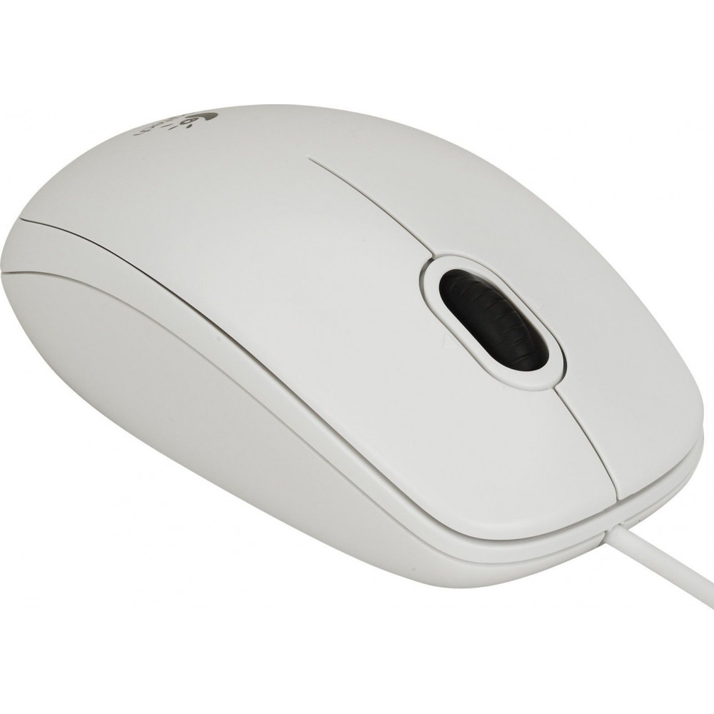 Миша Logitech B100 White (910-003360)
