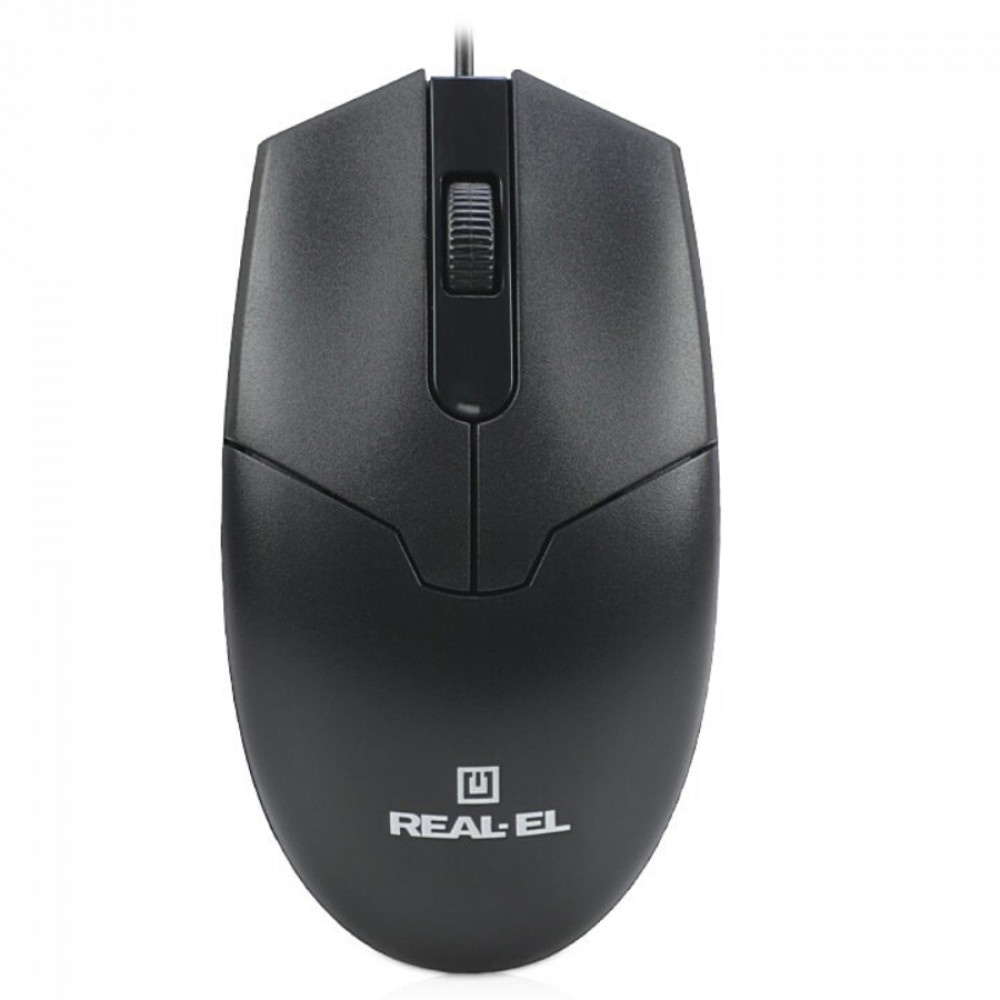 Миша REAL-EL RM-208 Black (EL123200030)