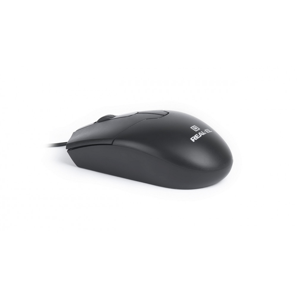 Миша REAL-EL RM-208 Black (EL123200030)