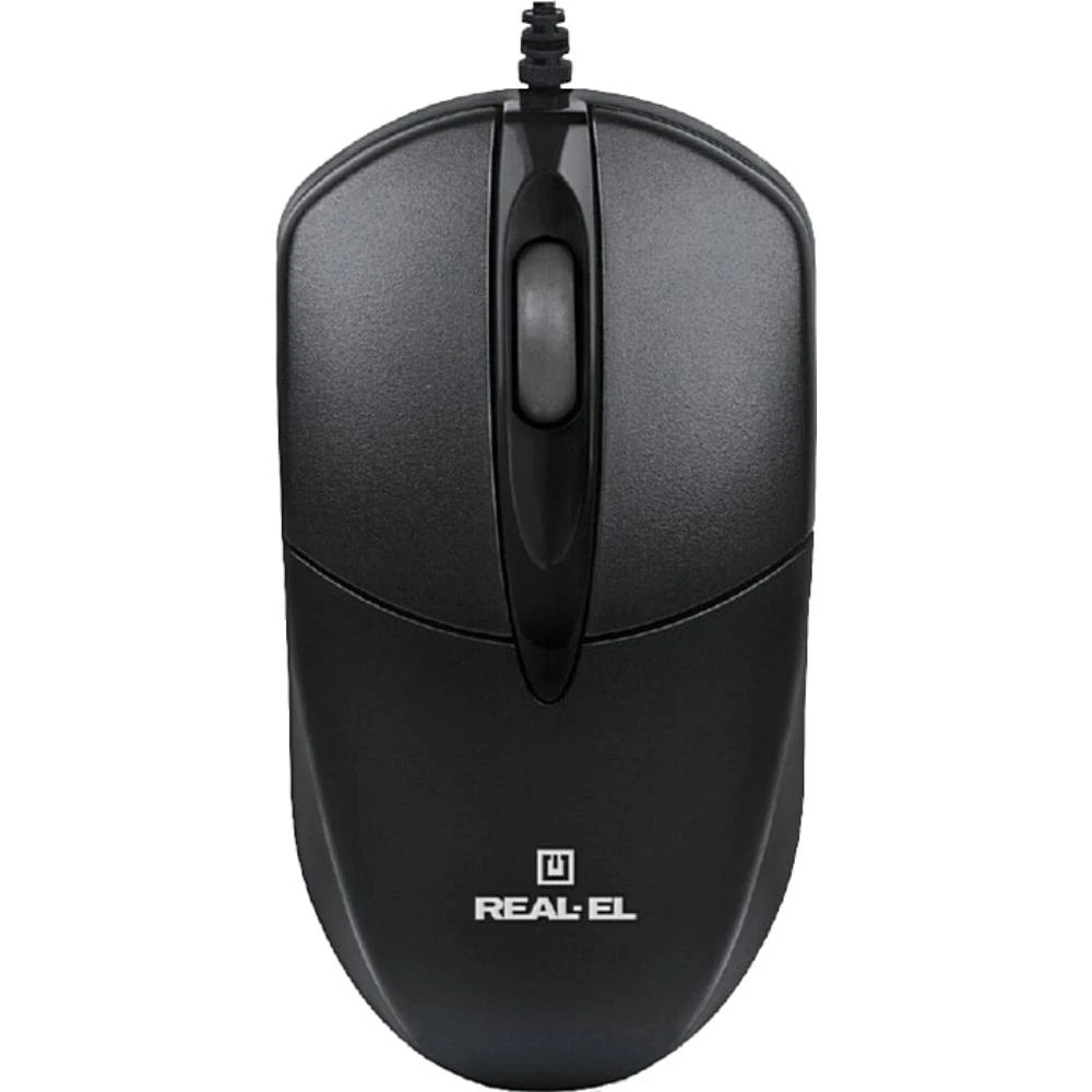 Миша REAL-EL RM-211 Black USB