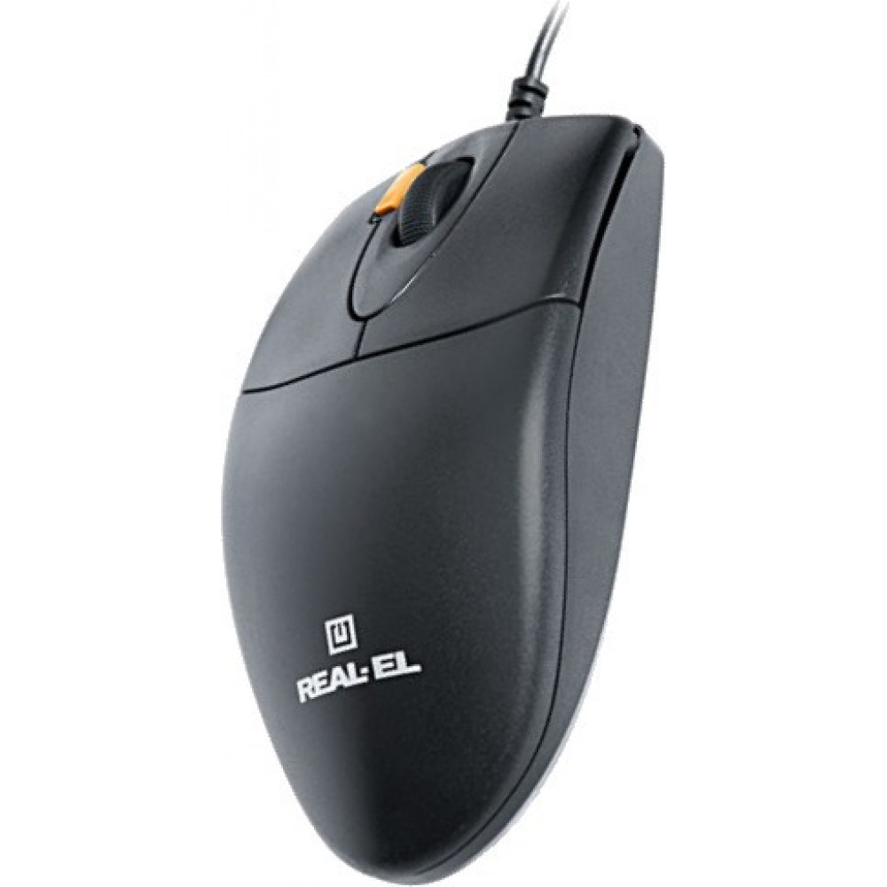 Миша REAL-EL RM-220 Black (EL123200026)