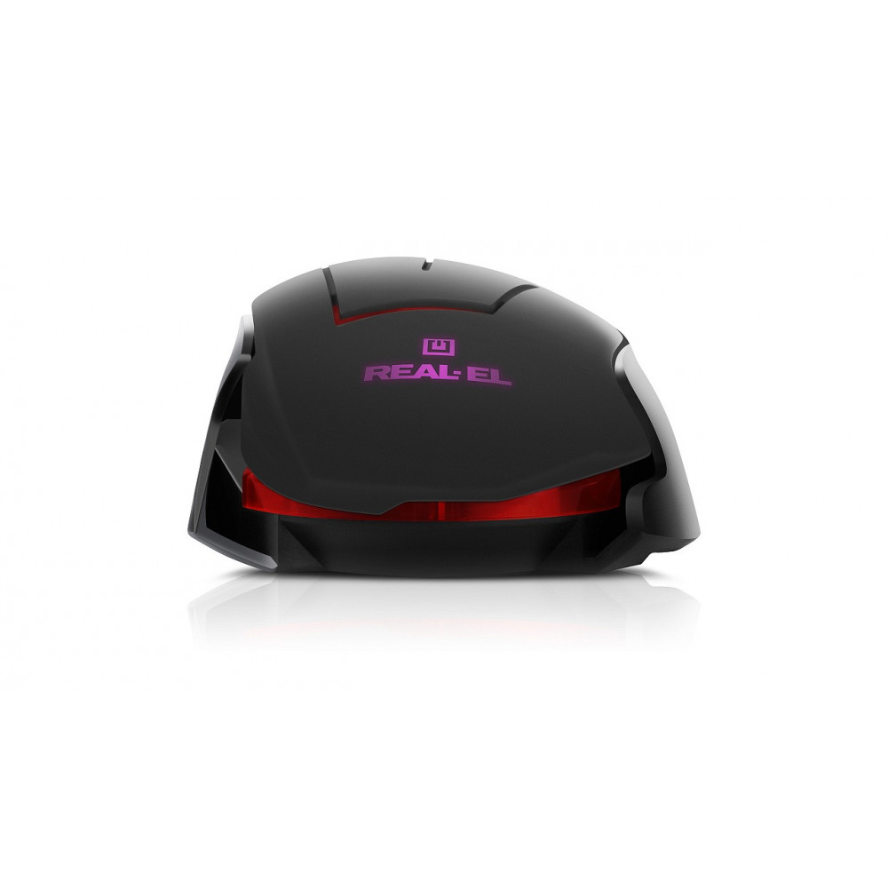 Миша REAL-EL RM-520 Gaming Black  (EL123200020)