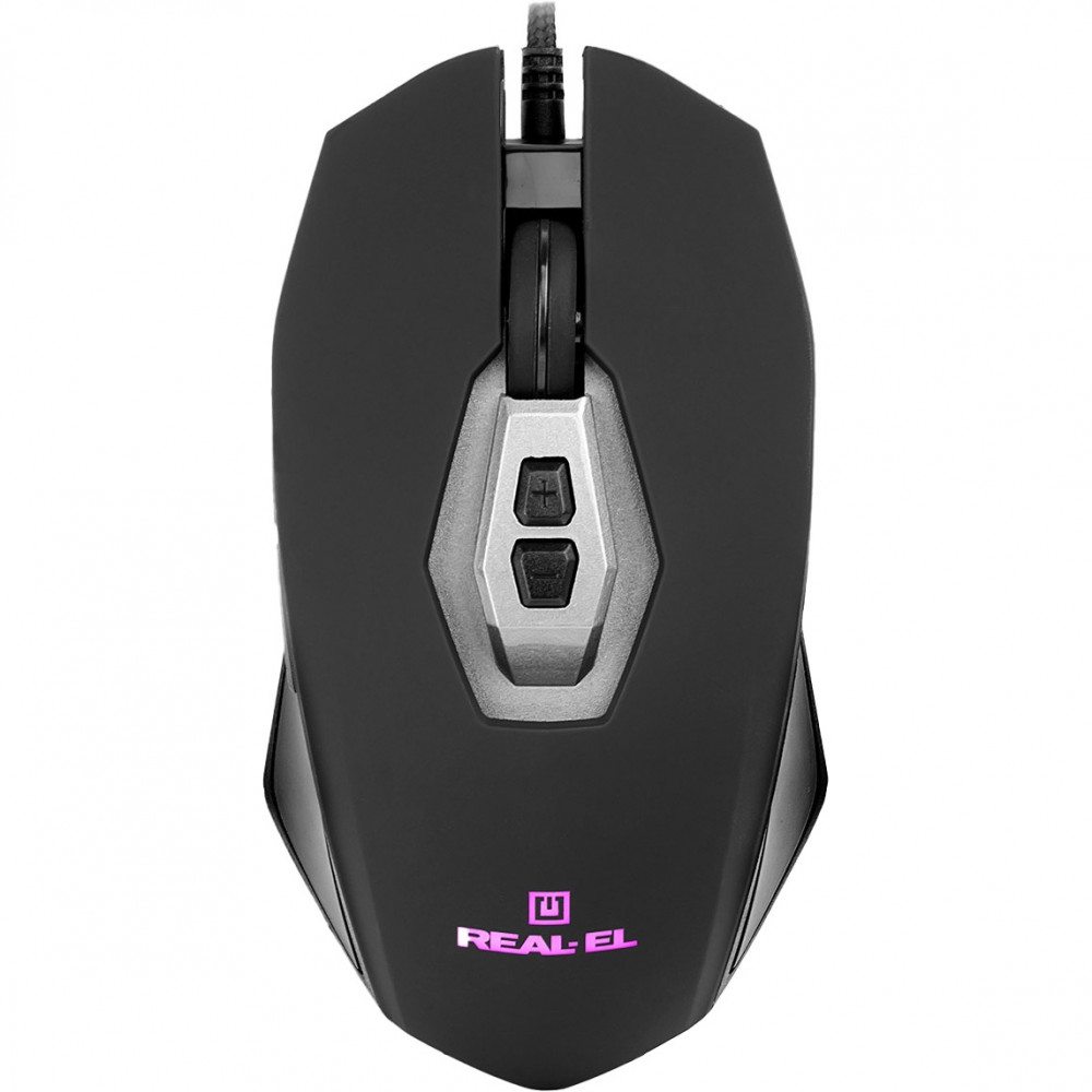 Миша REAL-EL RM-525 Black (EL123200029)
