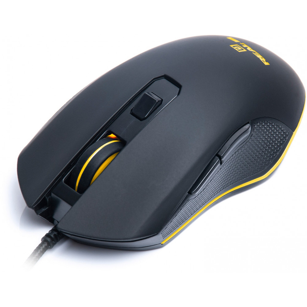 Миша REAL-EL RM-550 Black (EL123200027)