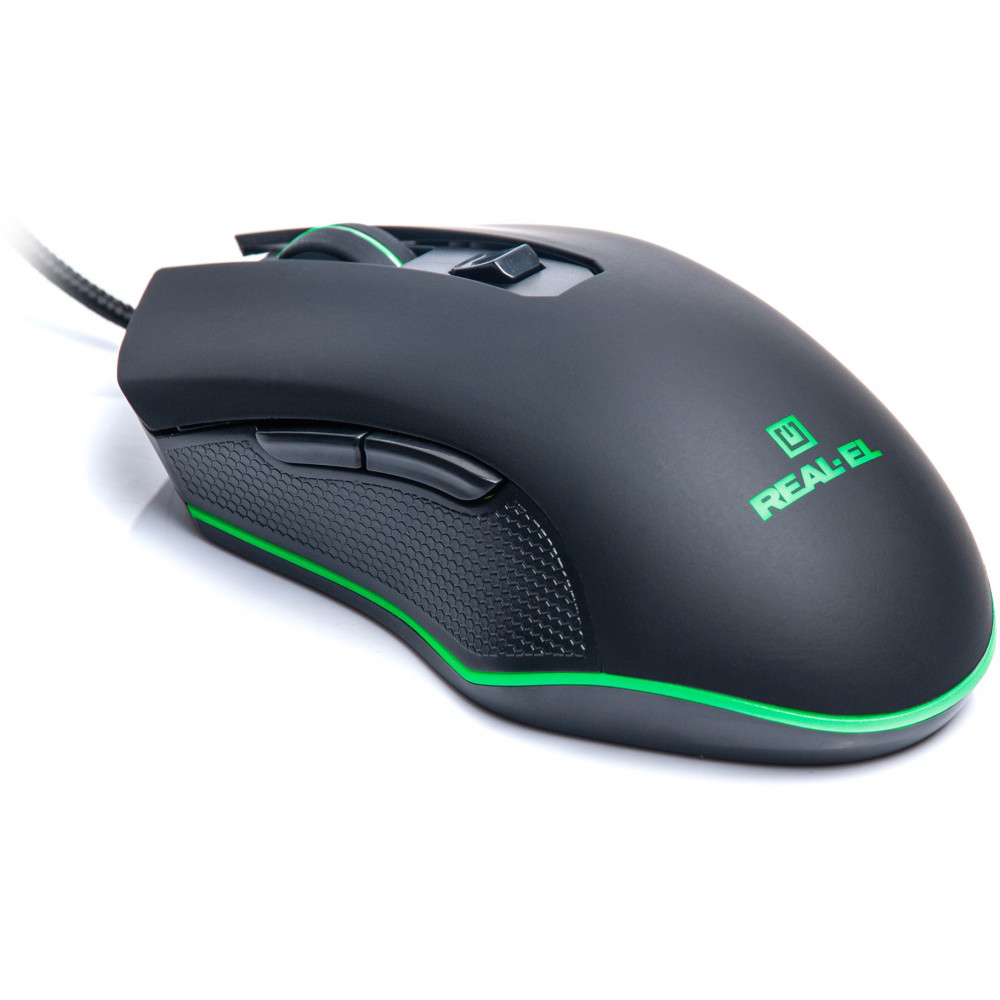 Миша REAL-EL RM-550 Black (EL123200027)