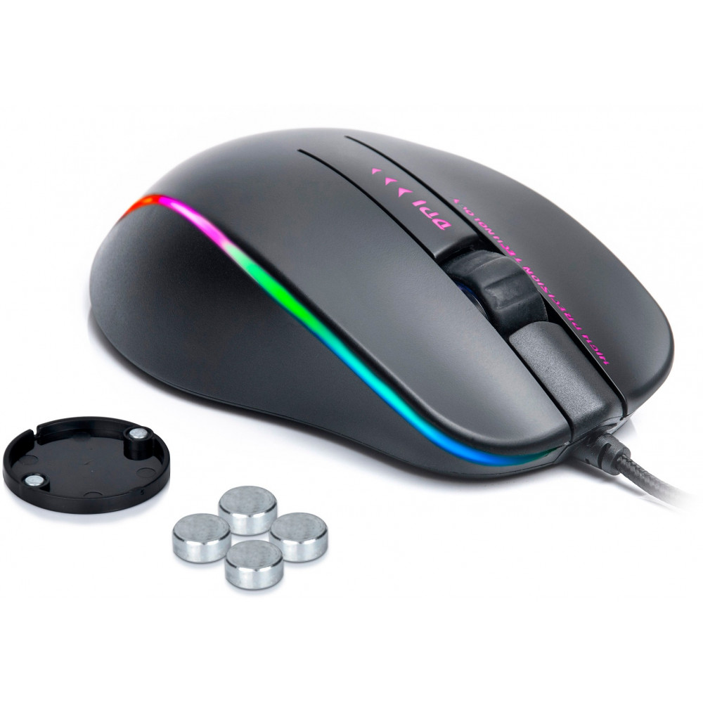 Миша REAL-EL RM-747 Black (EL123200028)