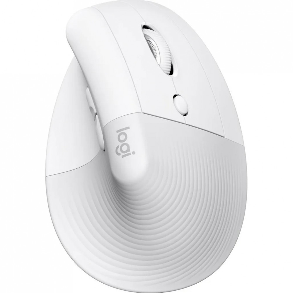Миша бездротова Logitech Lift for Mac Vertical Ergonomic White (910-006477)