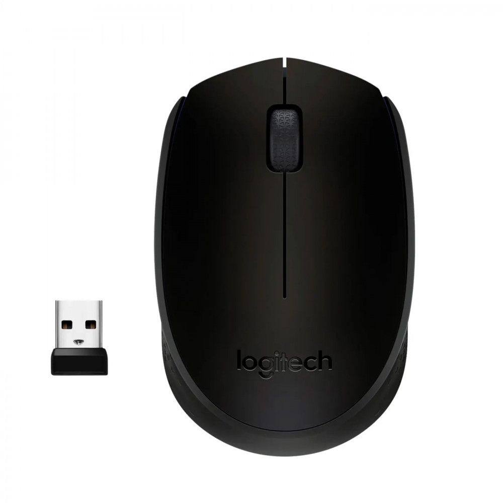 Миша бездротова Logitech M170 Grey/Black (910-004642)